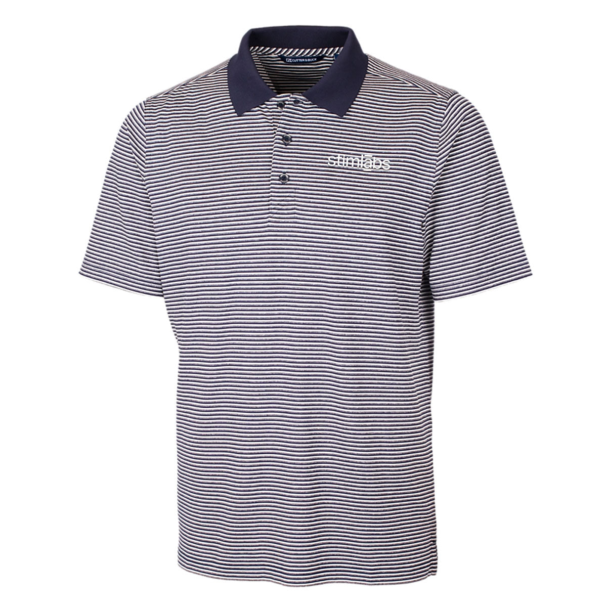 Cutter & Buck Forge Tonal Stripe Stretch Mens Polo