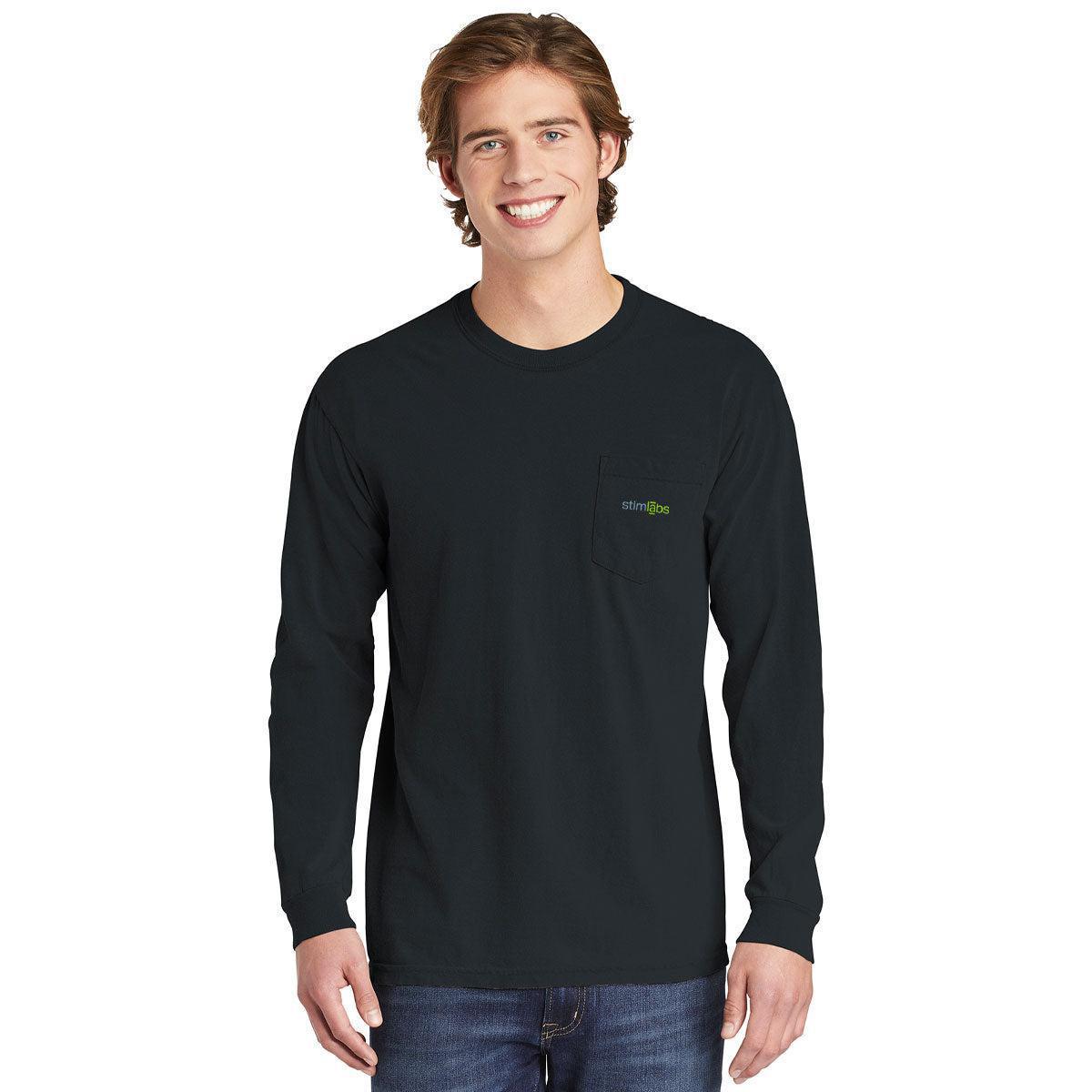 Comfort Colors Heavyweight Ring Spun Long Sleeve Pocket Tee