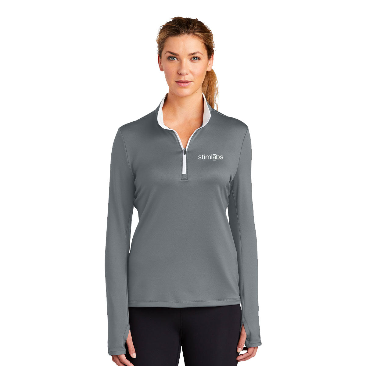 Nike Ladies Dri-FIT Stretch 1/2-Zip Cover-Up