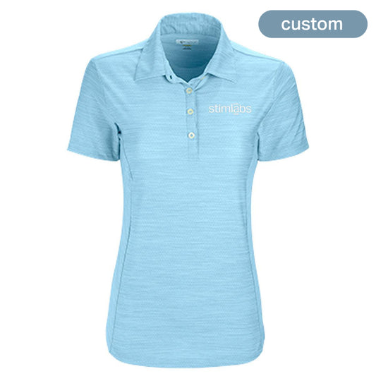 Women's Greg Norman Play Dry Heather Solid Polo