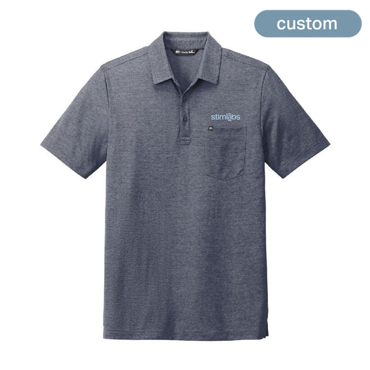 Stimlabs TravisMathew Oceanside Heather Pocket Polo