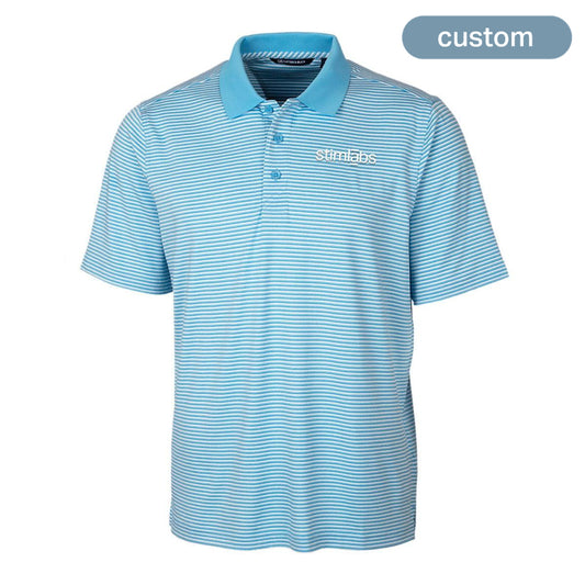 Cutter & Buck Forge Tonal Stripe Stretch Mens Polo